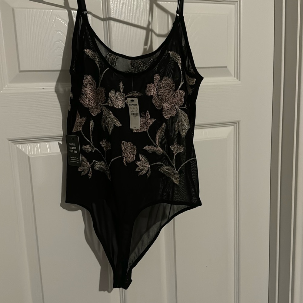 NWT - Express sheer bodysuit size M